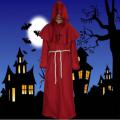 ++++شΌչѡǪ شҷǧ ش Priest ҤѡǪ ͧ觡ؤҧ    vampire ٵ  Medieval Monk Priest Robe RED Hooded 